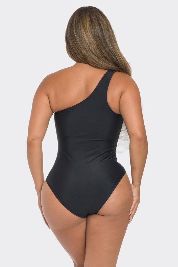 Elegant One Shoulder Bodysuit