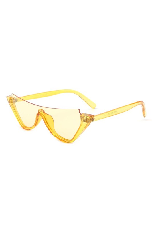 Retro Half Frame Cat Eye Sunglasses