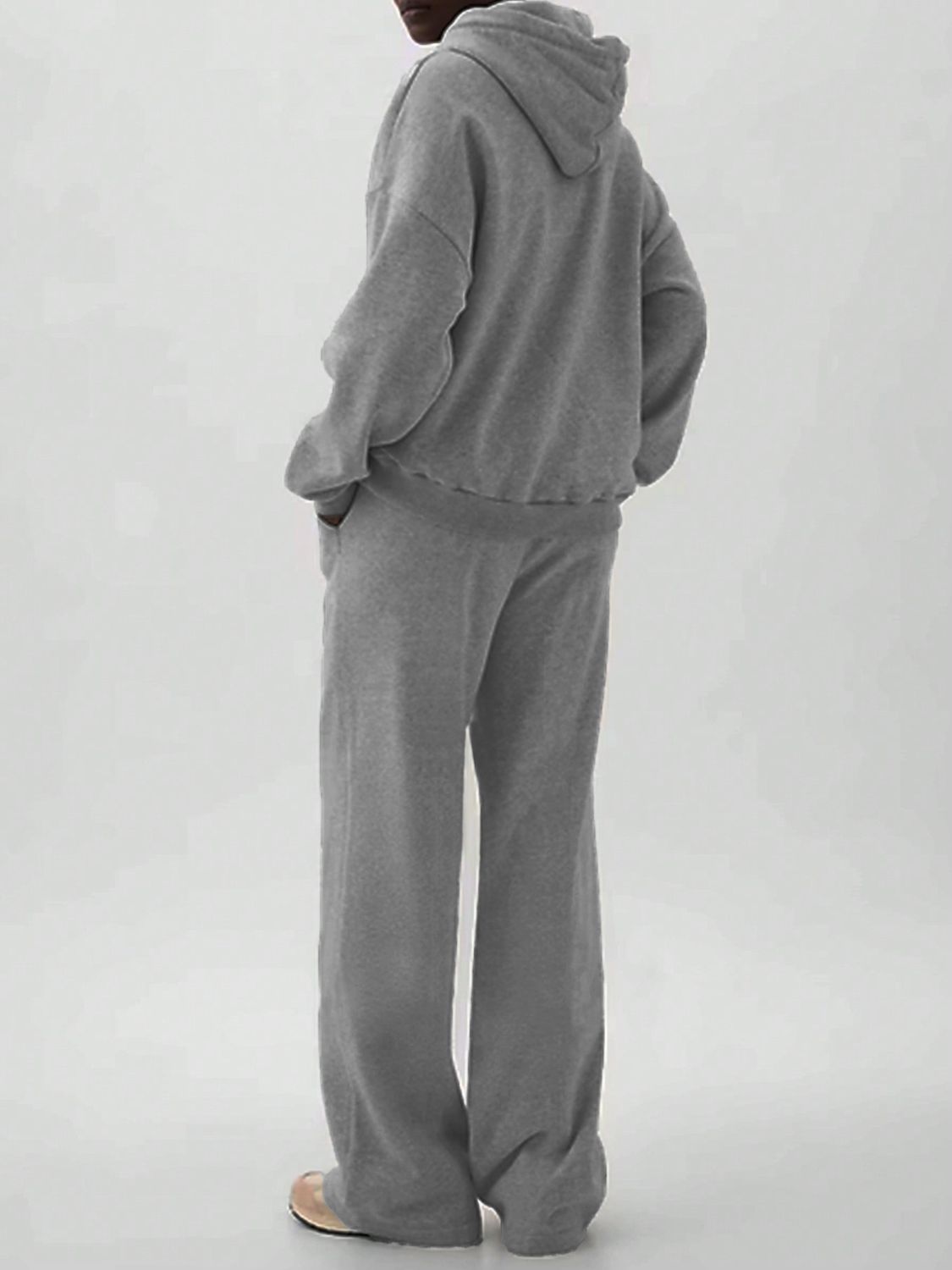 Chic Hooded Long Sleeve Jumpsuit with Convenient Pockets