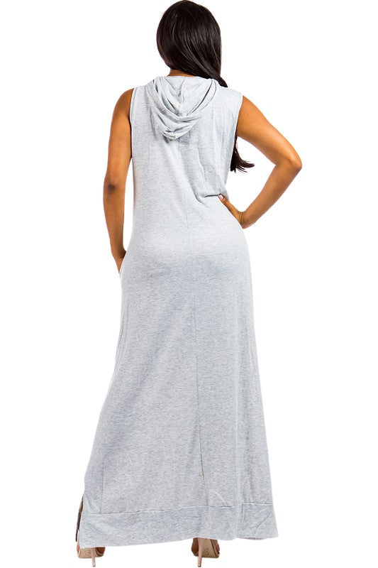 Hooded Maxi Dress