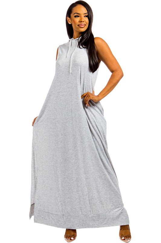 Hooded Maxi Dress