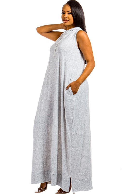 Hooded Maxi Dress