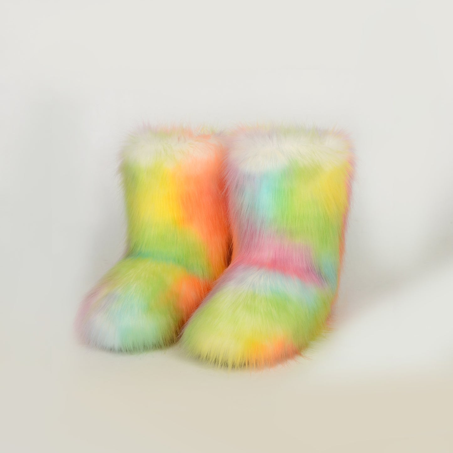 Cozy Thermal Fuzzy Flat Platform Boots