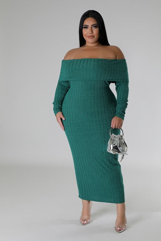 Strapless Long Sleeve Off-the-Shoulder Dress "PRE-ORDER"