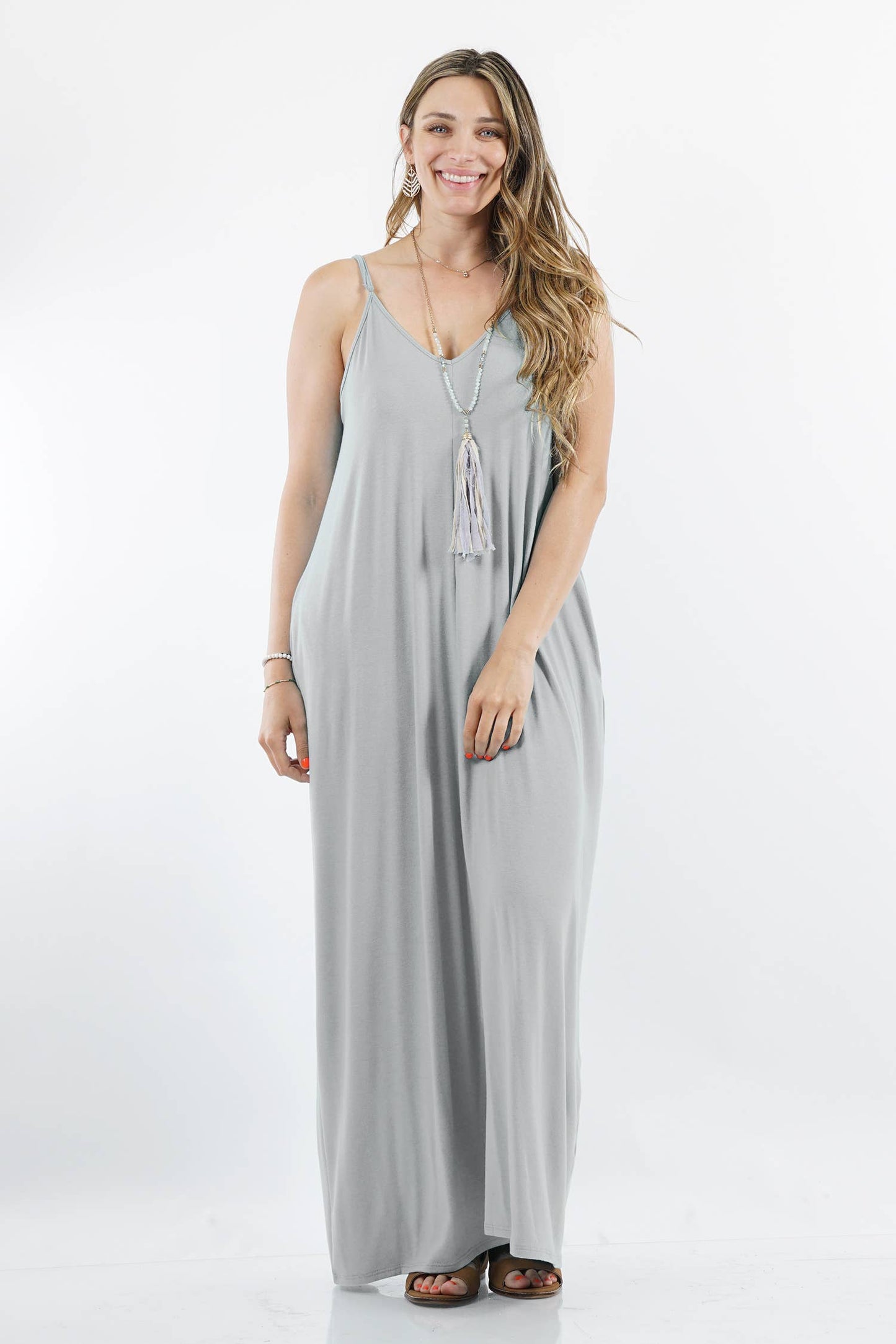 Maxi Dress w/adjustable Strap