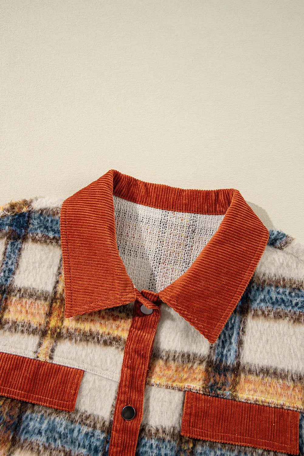 Plaid Button-Up Shacket