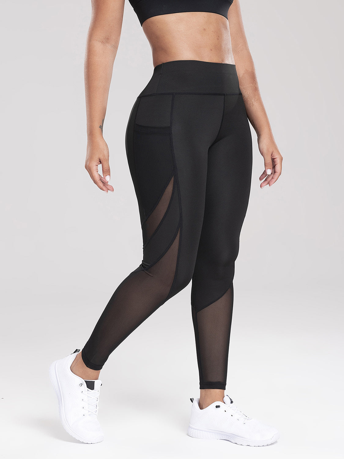 Active High Waist Leggings with Convenient Pockets