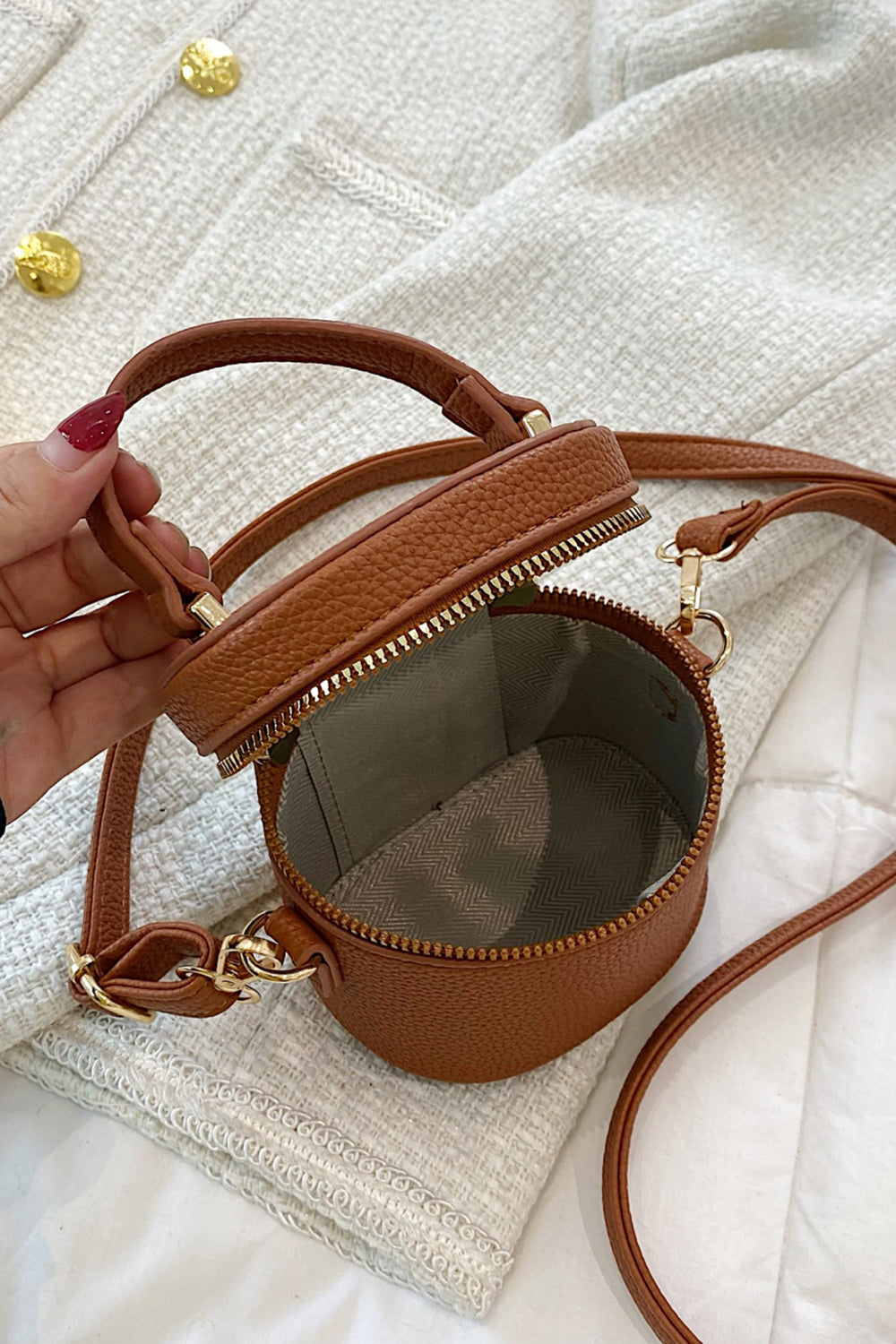 Stylish Mini PU Leather Shoulder Bag