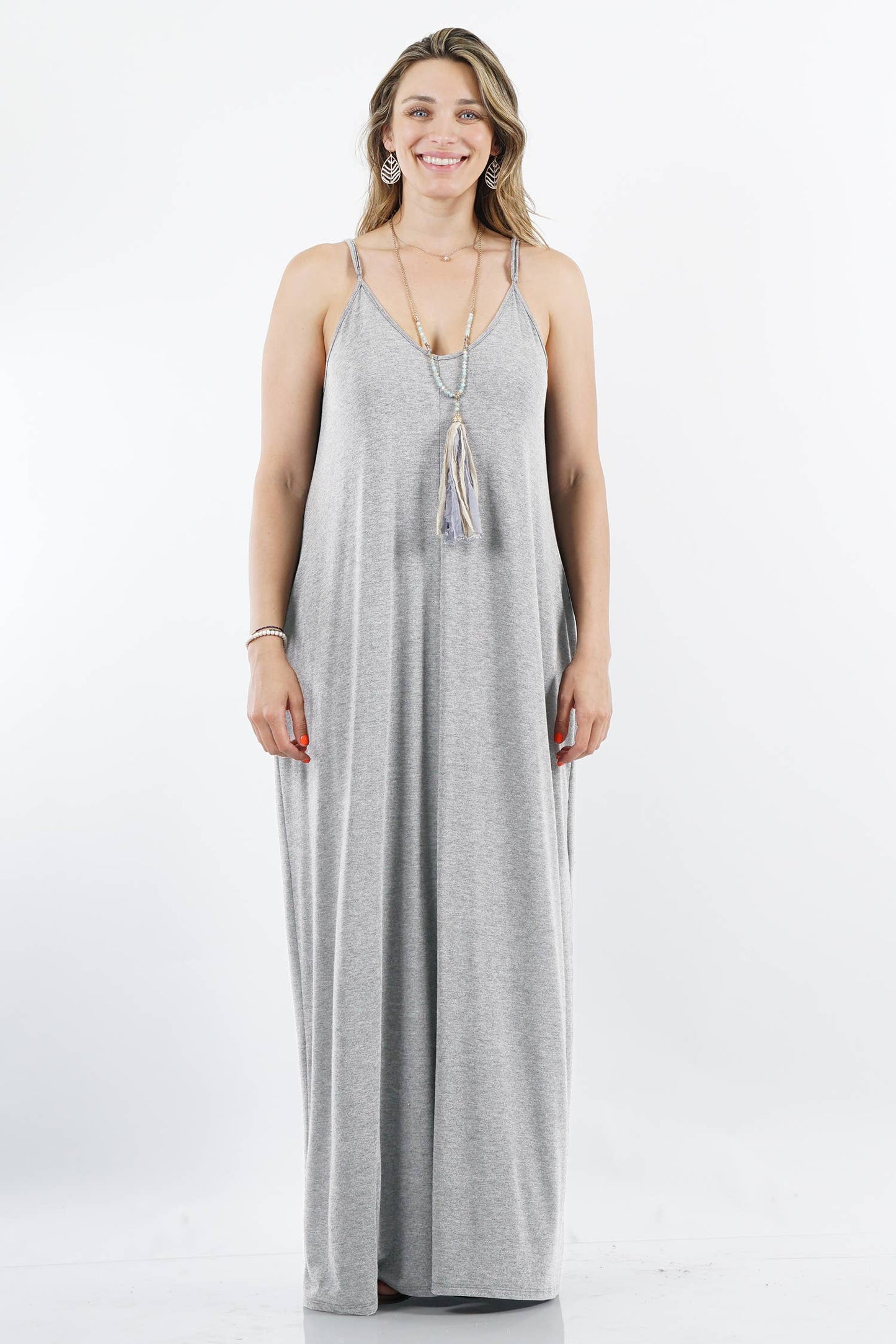 Maxi Dress w/adjustable Strap