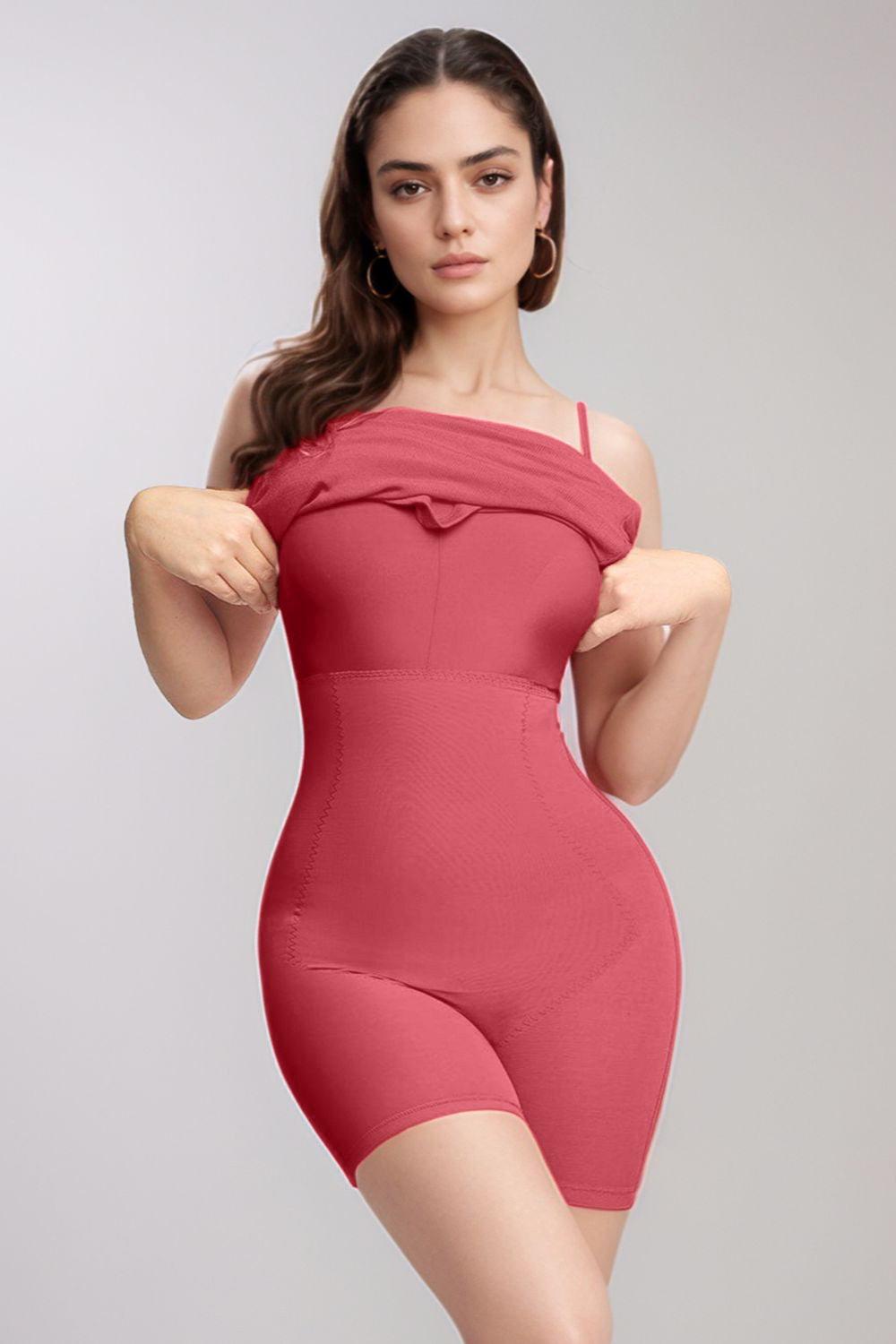 Sleeveless Maxi Dress with Built-In Shapewear