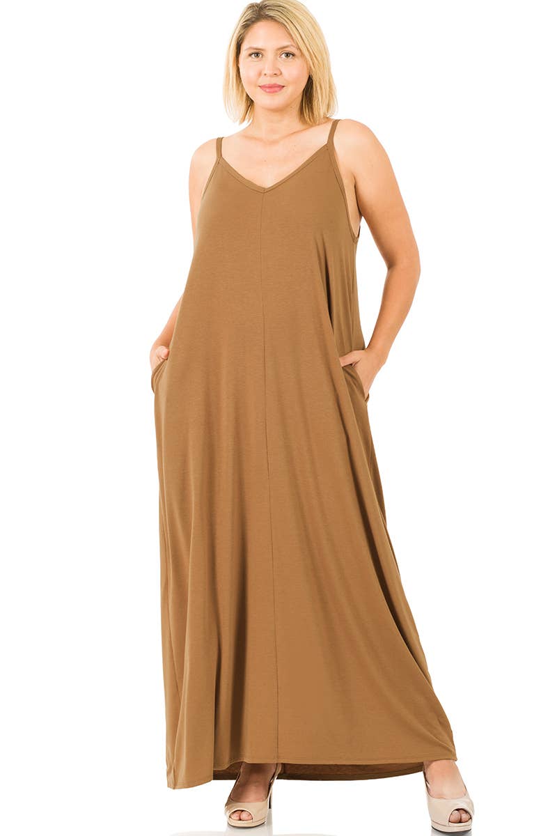 Maxi Dress w/adjustable Strap