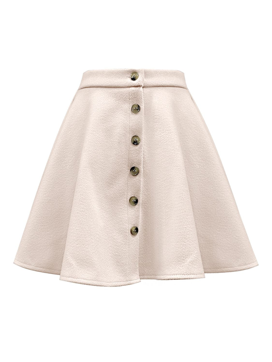 Corduroy Button-Down Mini Skirt