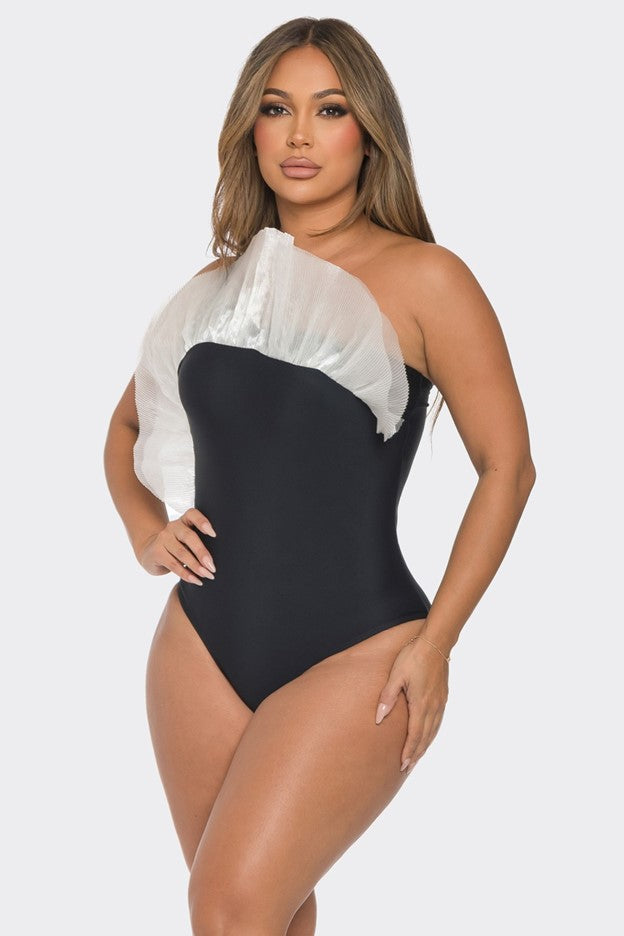 Elegant One Shoulder Bodysuit