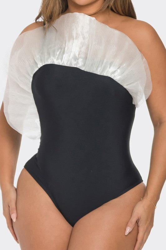 Elegant One Shoulder Bodysuit