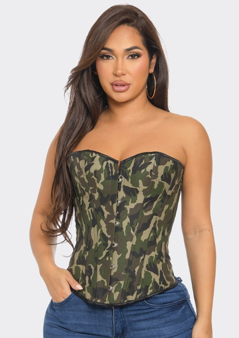 Camouflage Bustier