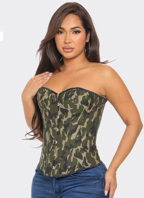 Camouflage Bustier