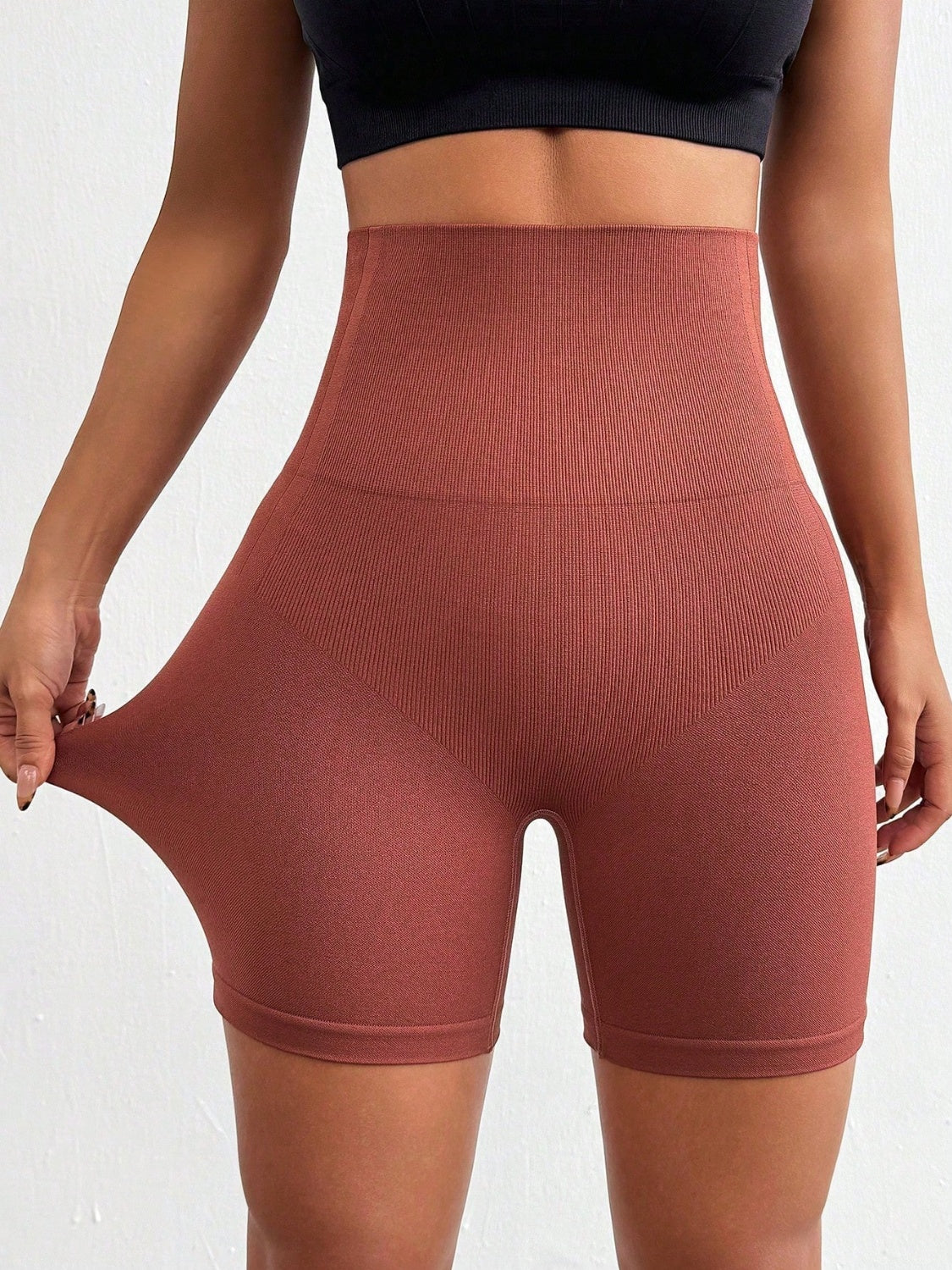 Seamless High Waist Performance Shorts