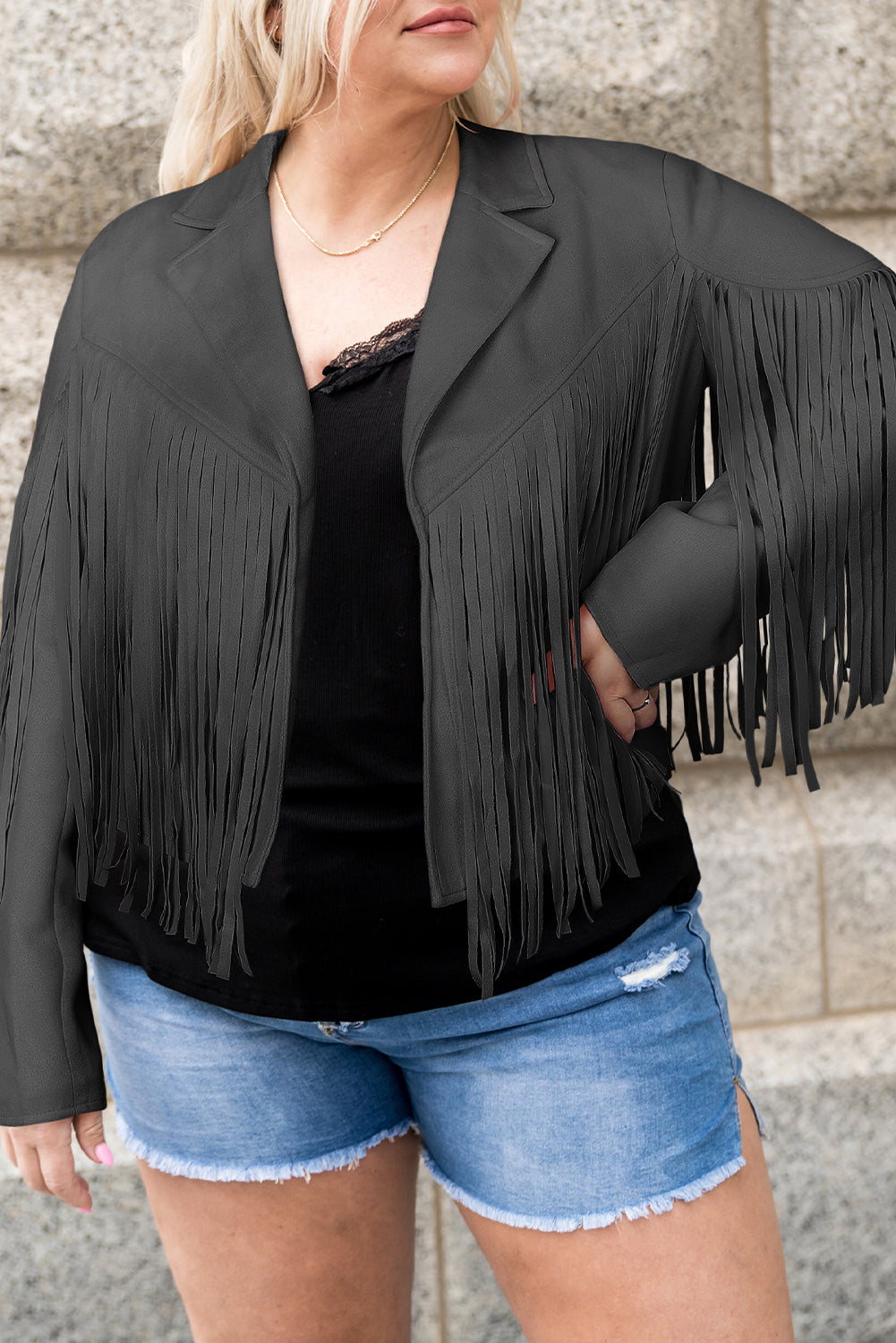 Statement-Making Fringe Jacket