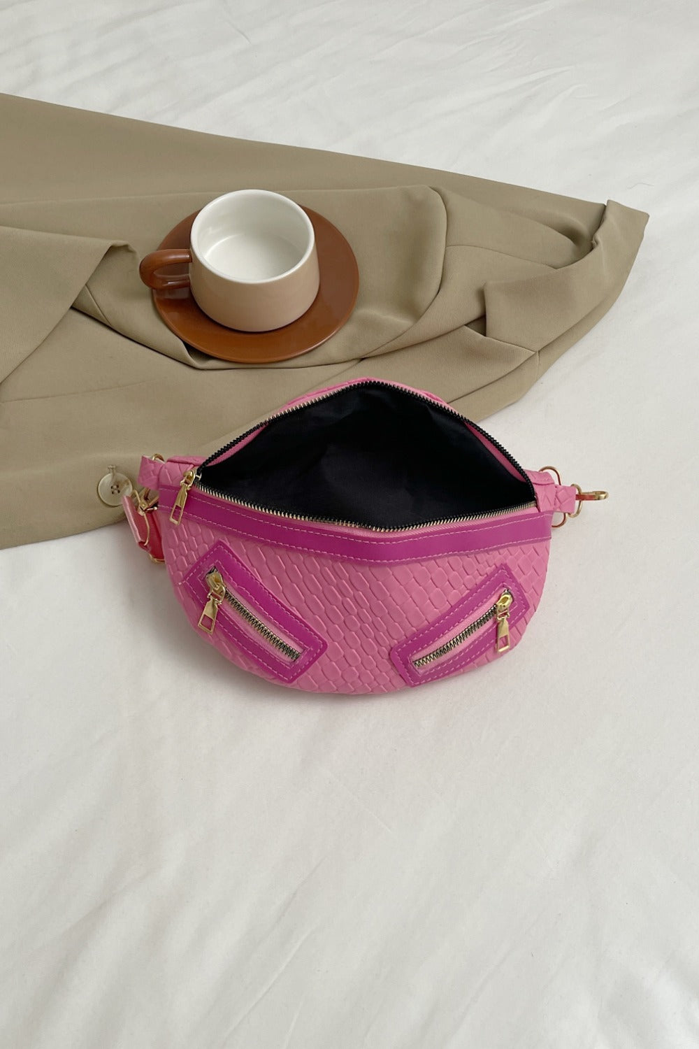 Stylish PU Leather Crossbody Bag with Bonus Coin Purse