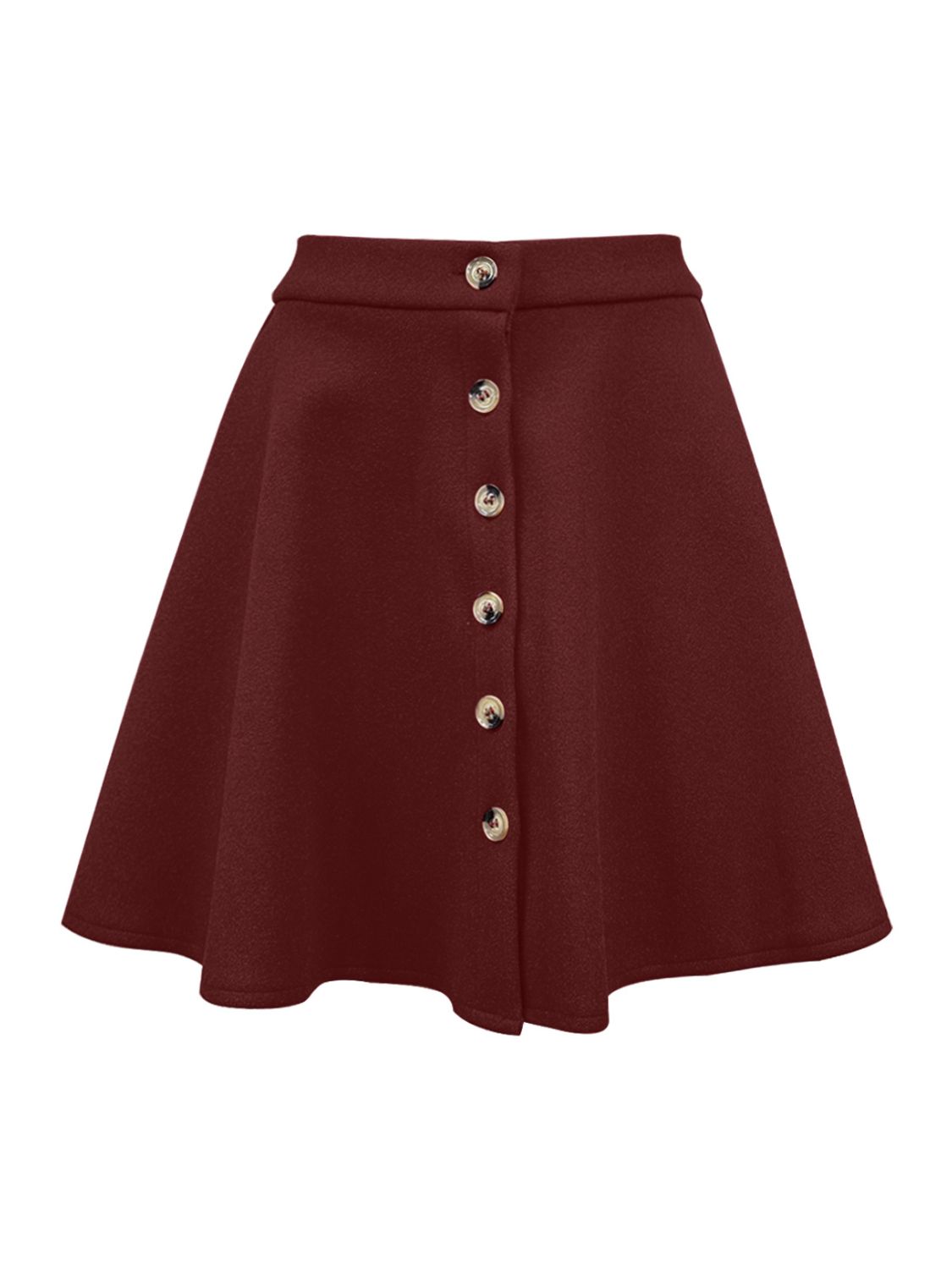 Corduroy Button-Down Mini Skirt