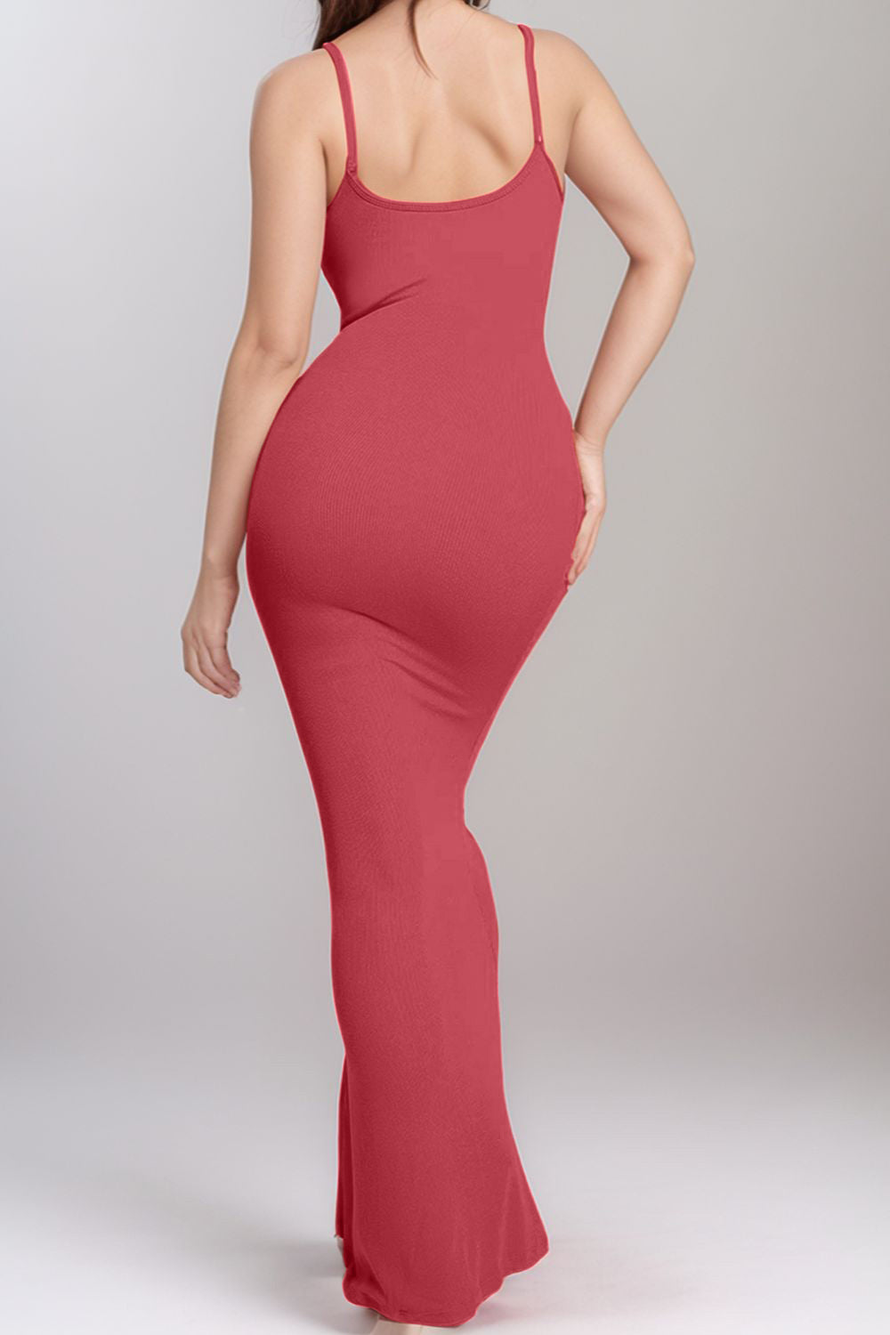 Sleeveless Maxi Dress with Built-In Shapewear