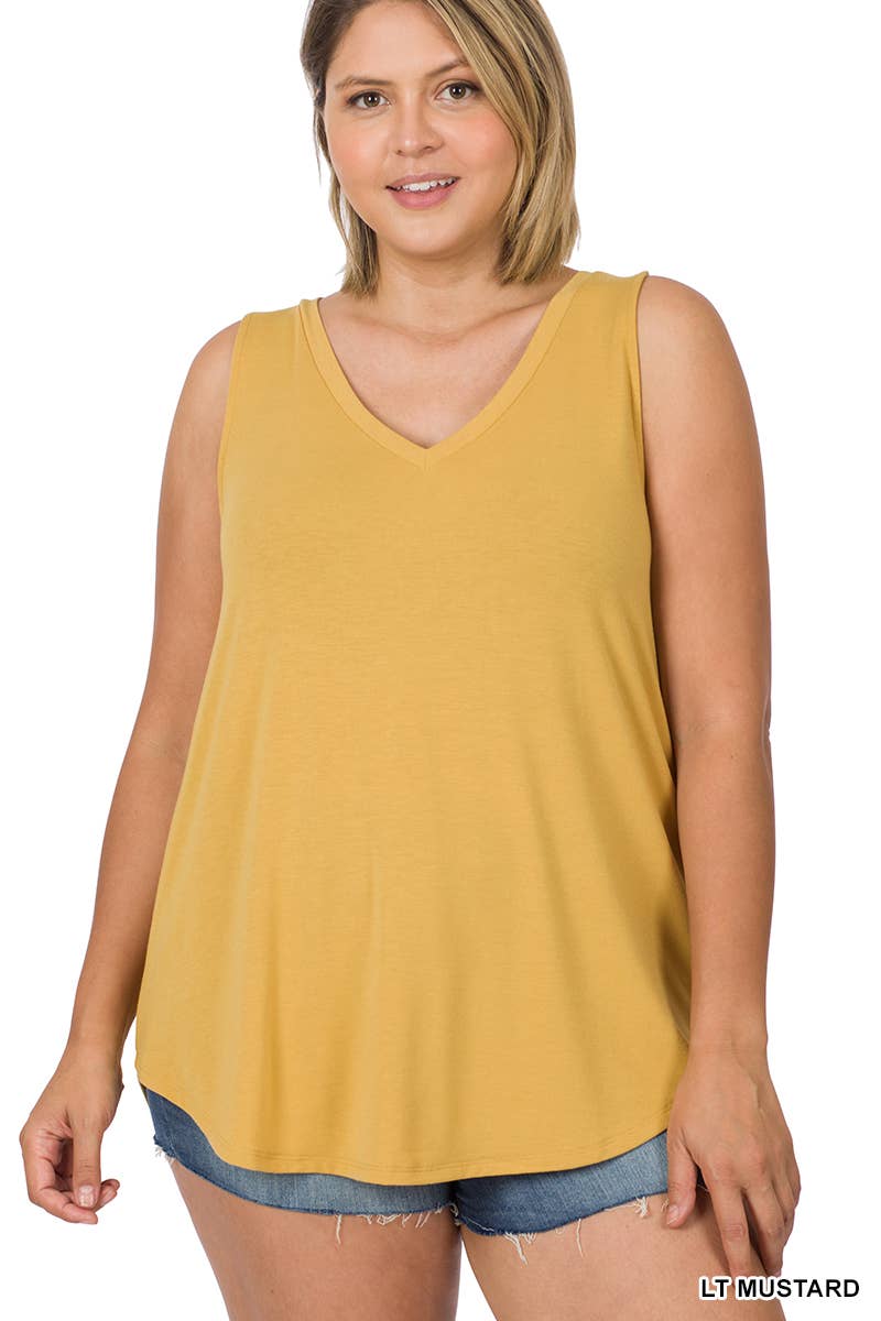 Sleeveless V-Neck Top