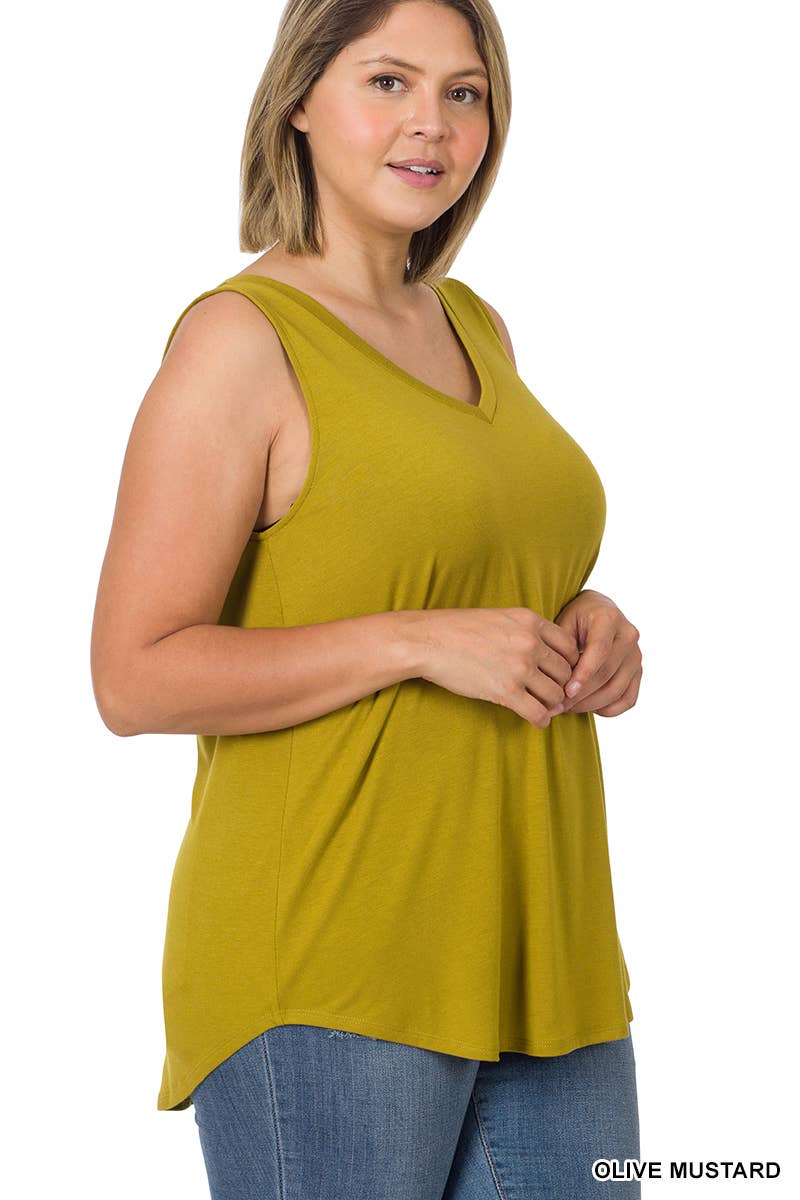 Sleeveless V-Neck Top