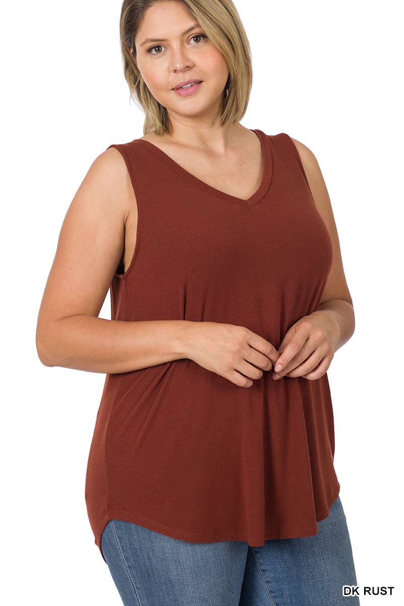 Sleeveless V-Neck Top