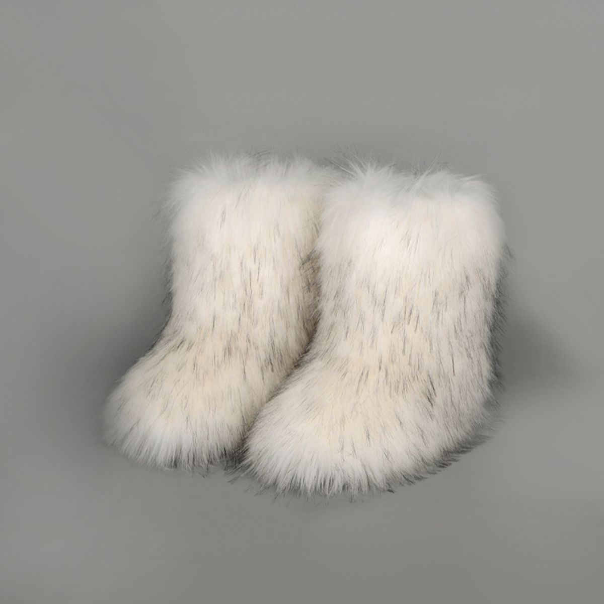 Cozy Thermal Fuzzy Flat Platform Boots