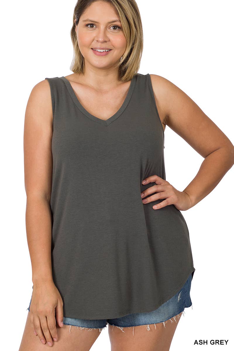 Sleeveless V-Neck Top