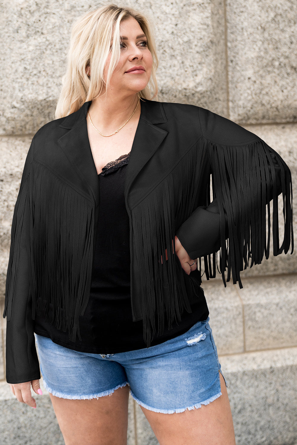 Statement-Making Fringe Jacket