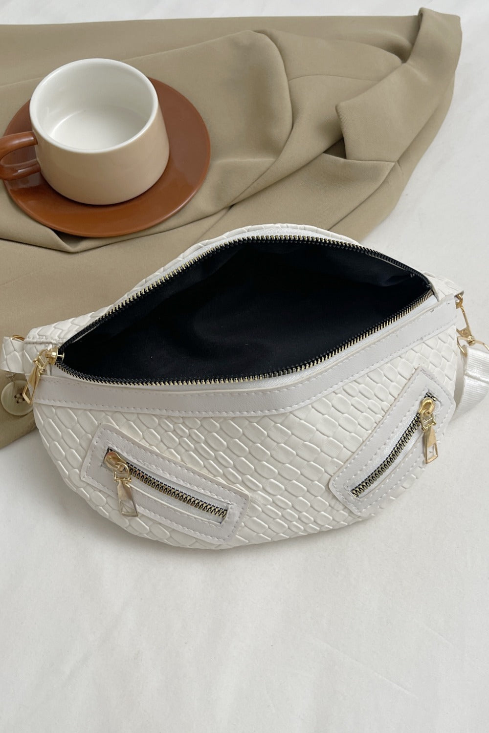 Stylish PU Leather Crossbody Bag with Bonus Coin Purse