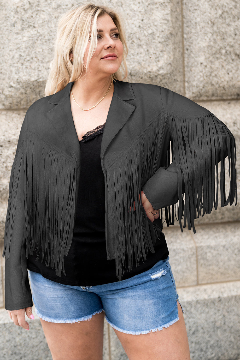 Statement-Making Fringe Jacket