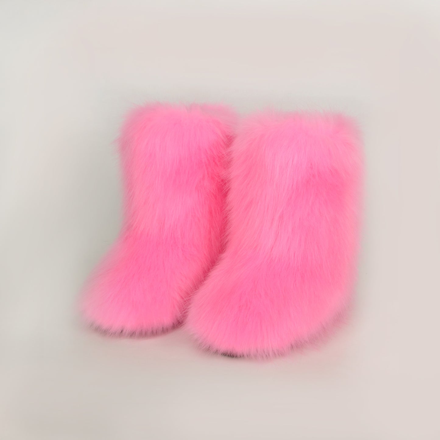 Cozy Thermal Fuzzy Flat Platform Boots